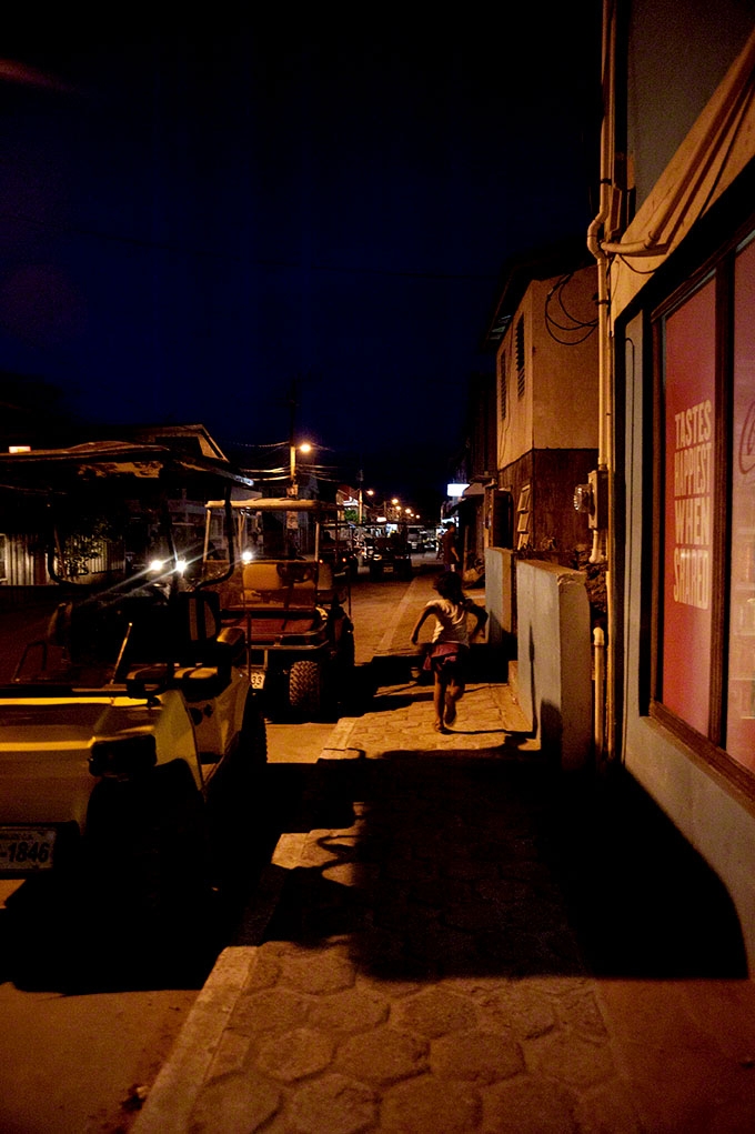 Night Run, San Pedro, Belize