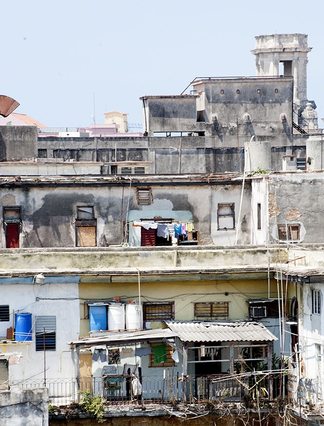 Laundry on the Rooftop, Habana, Cuba