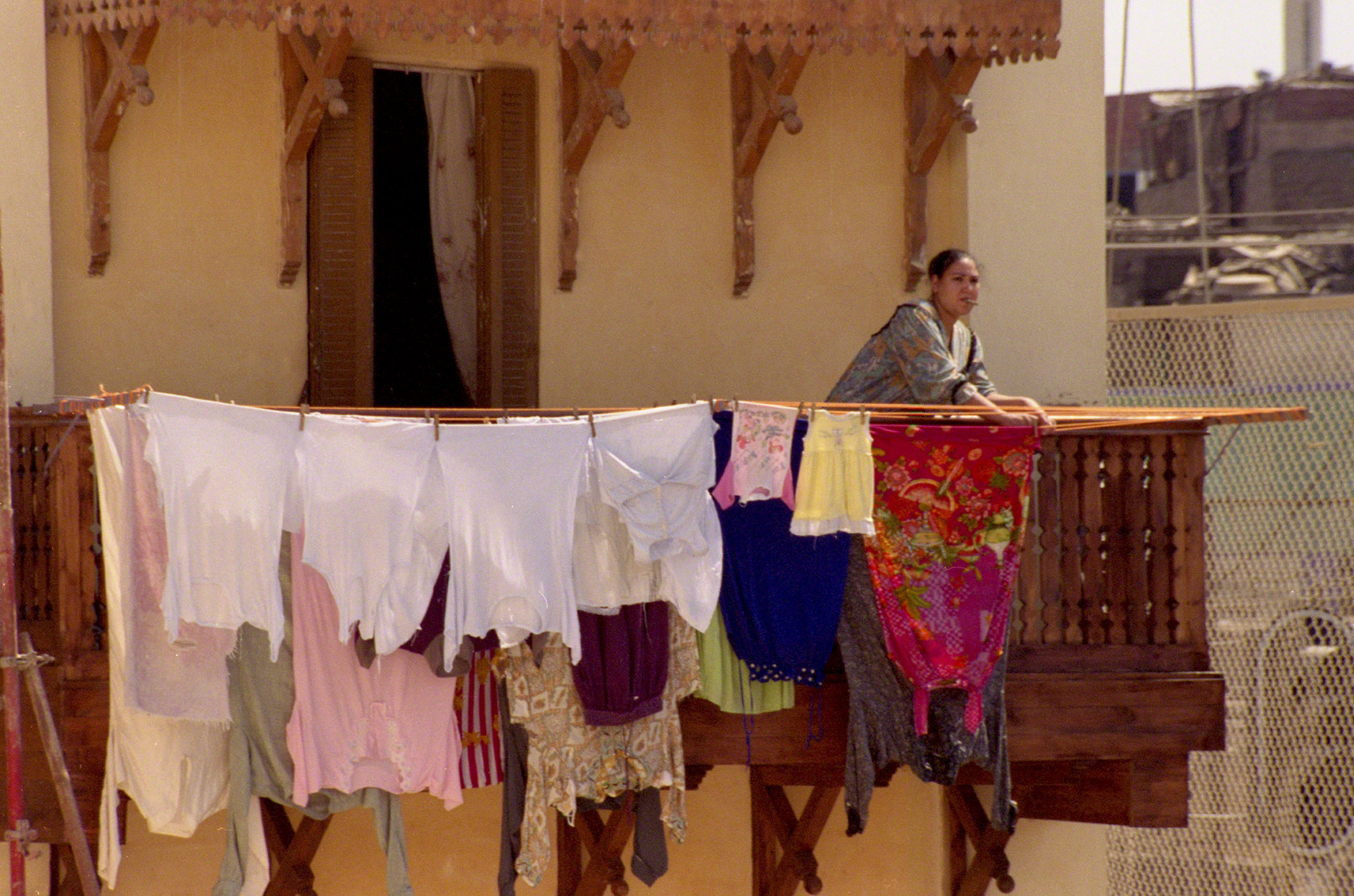 Hanging Laundry, Cairo, Egypt