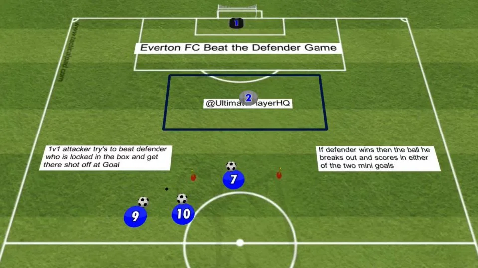Everton FC Beat the Defender Game