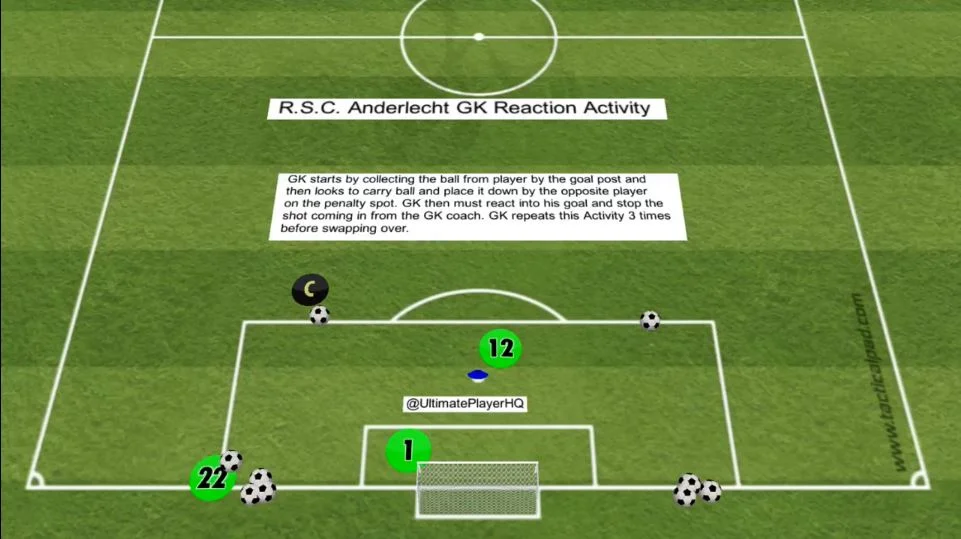 R.S.C. Anderlecht GK Reaction Activity