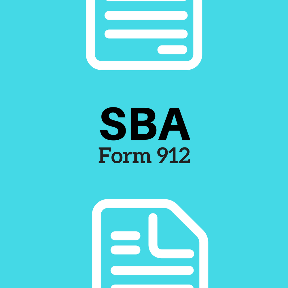 SBA Form 912