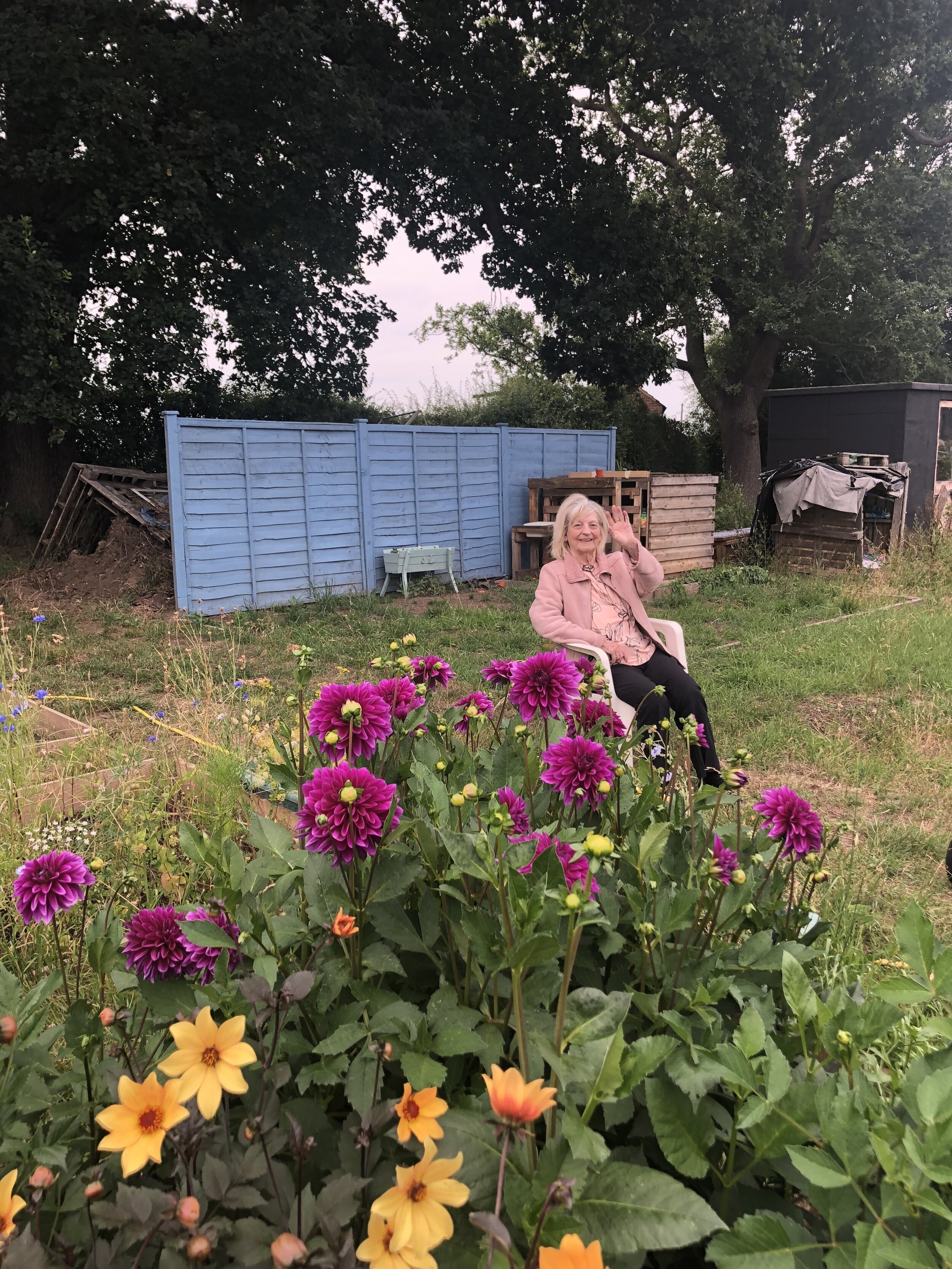 Nanny May in her element - August 2019