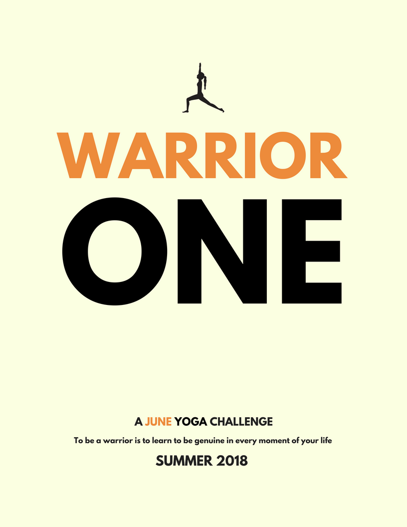 Warrior One JANUARY Challenge