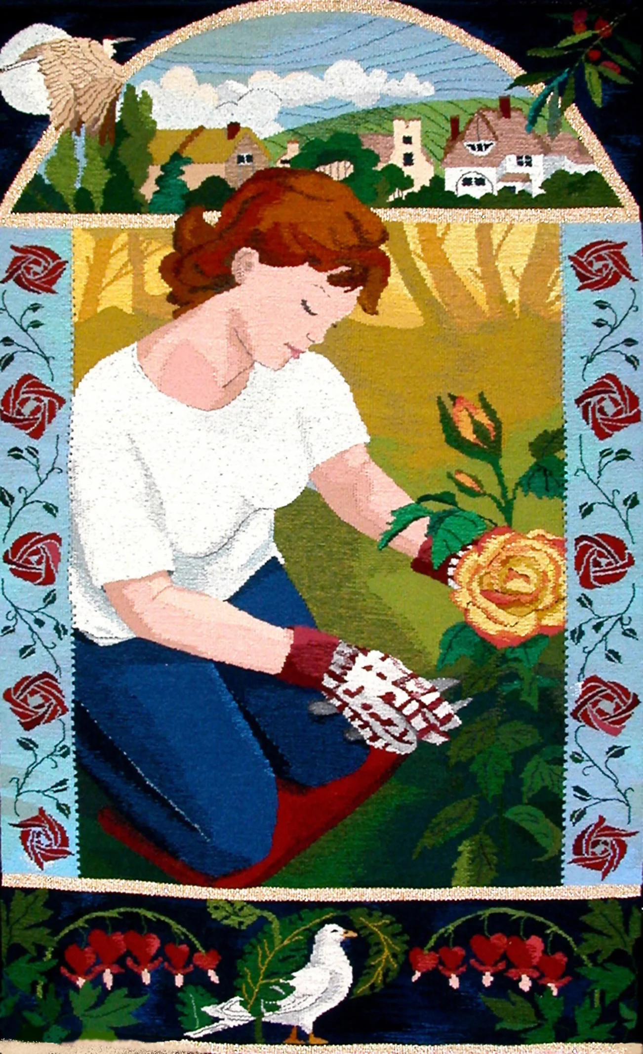 Summer, or Tending Peace 52"x33" available