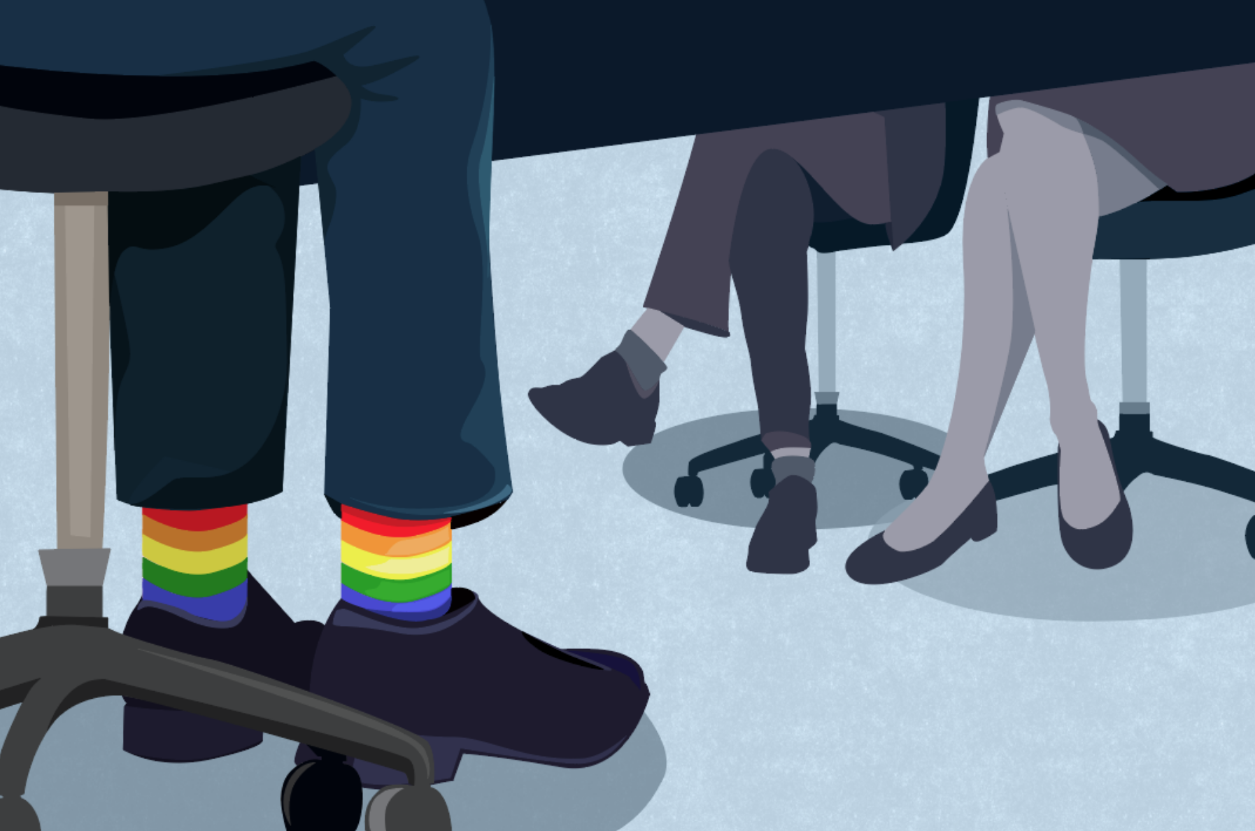 "Nearly Half of LGBTQ Americans Aren't Out At Work" (Copy)