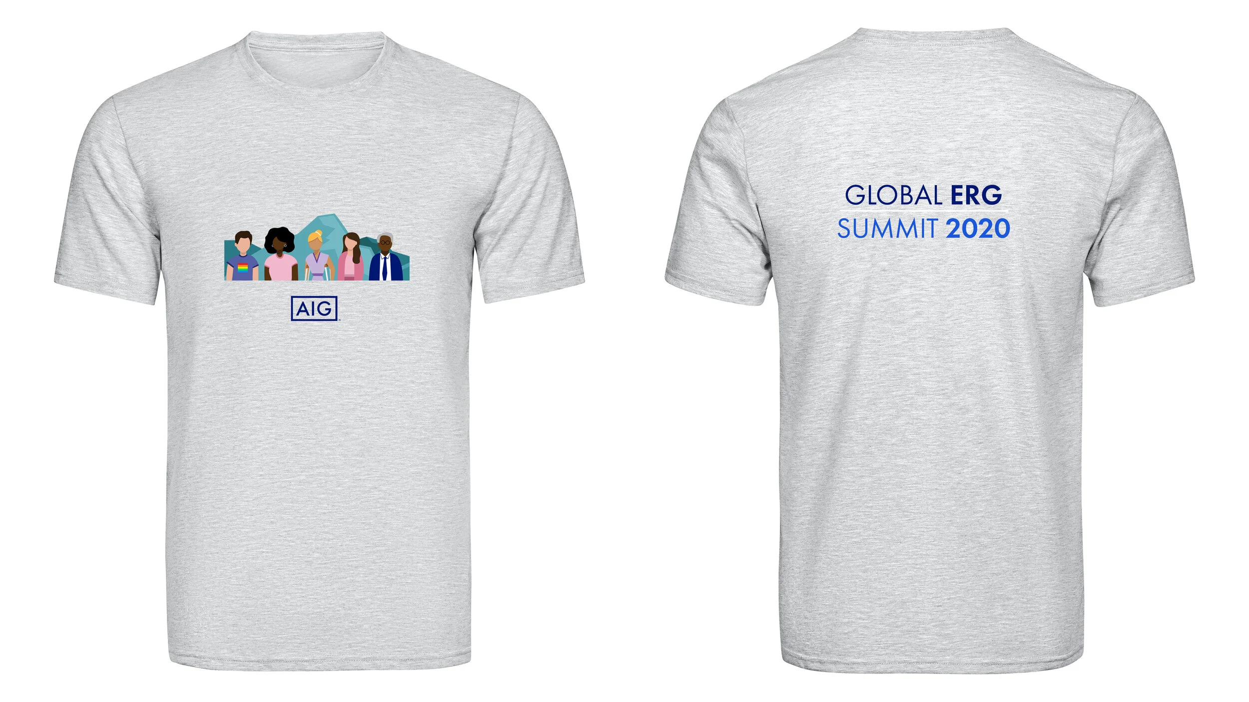  Branded t-shirts for employee summit event. 