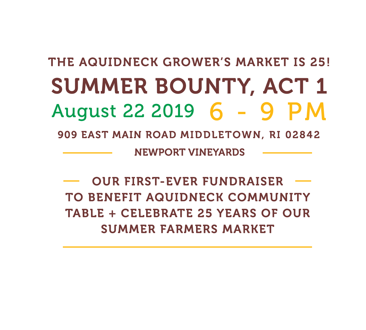 Owen Keturah | Graphic Designer + Brand Creative | Aquidneck Island Community Table