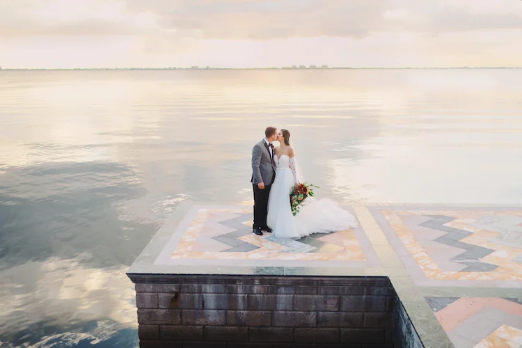 Sunset is the perfect time to catch a photo at The Ringling’s Ca' d'Zan terrace