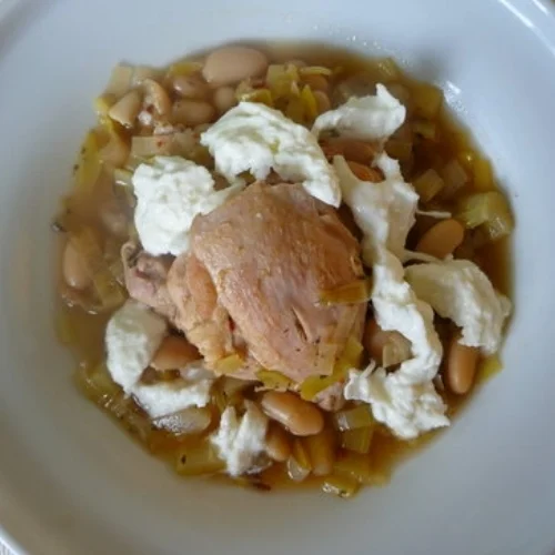 French Braised Chicken and Leeks