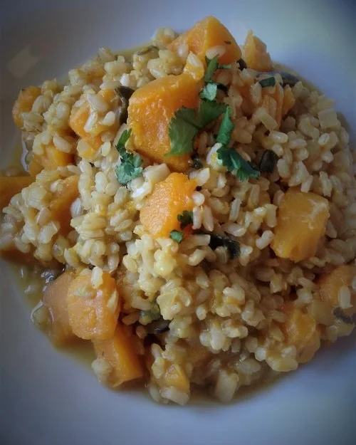 Butternut Squash Brown Rice Risotto