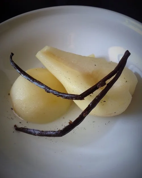 Vanilla Poached Pears