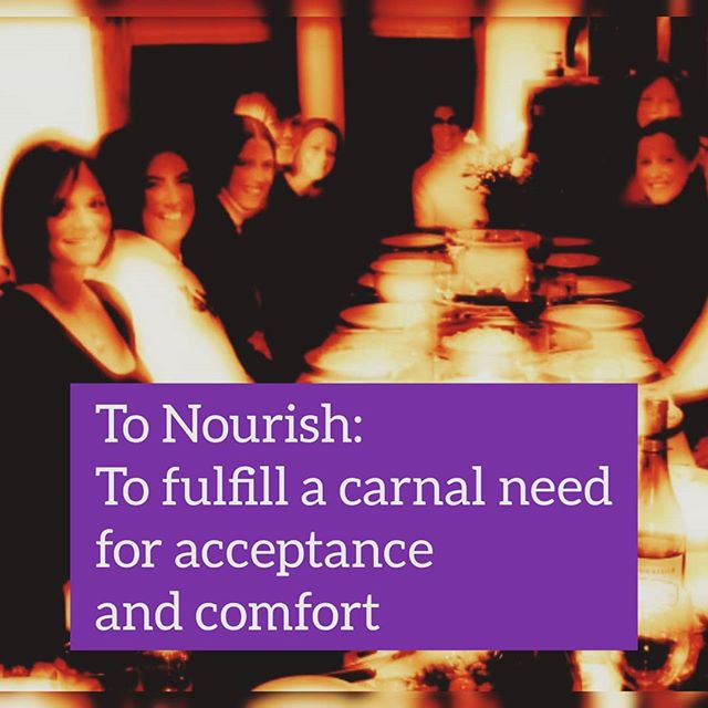How can Nourish this holiday season?

To feed is to fulfill a basic human need.&nbsp; It is an attempt to quell a biological hunger.

To nourish is to fulfill a carnal need for acceptance and comfort.&nbsp; To nourish is to say &ldquo;I welcome you, 