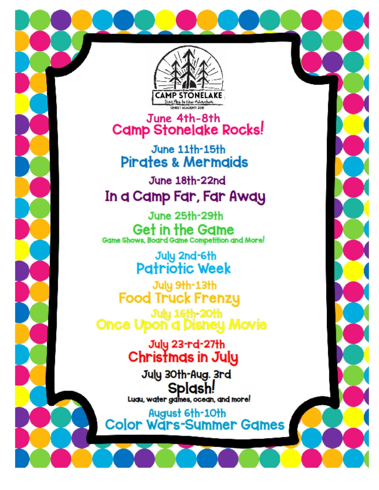 Camp Stonelake Wichita Falls TX 2018 Camp Themes.jpg