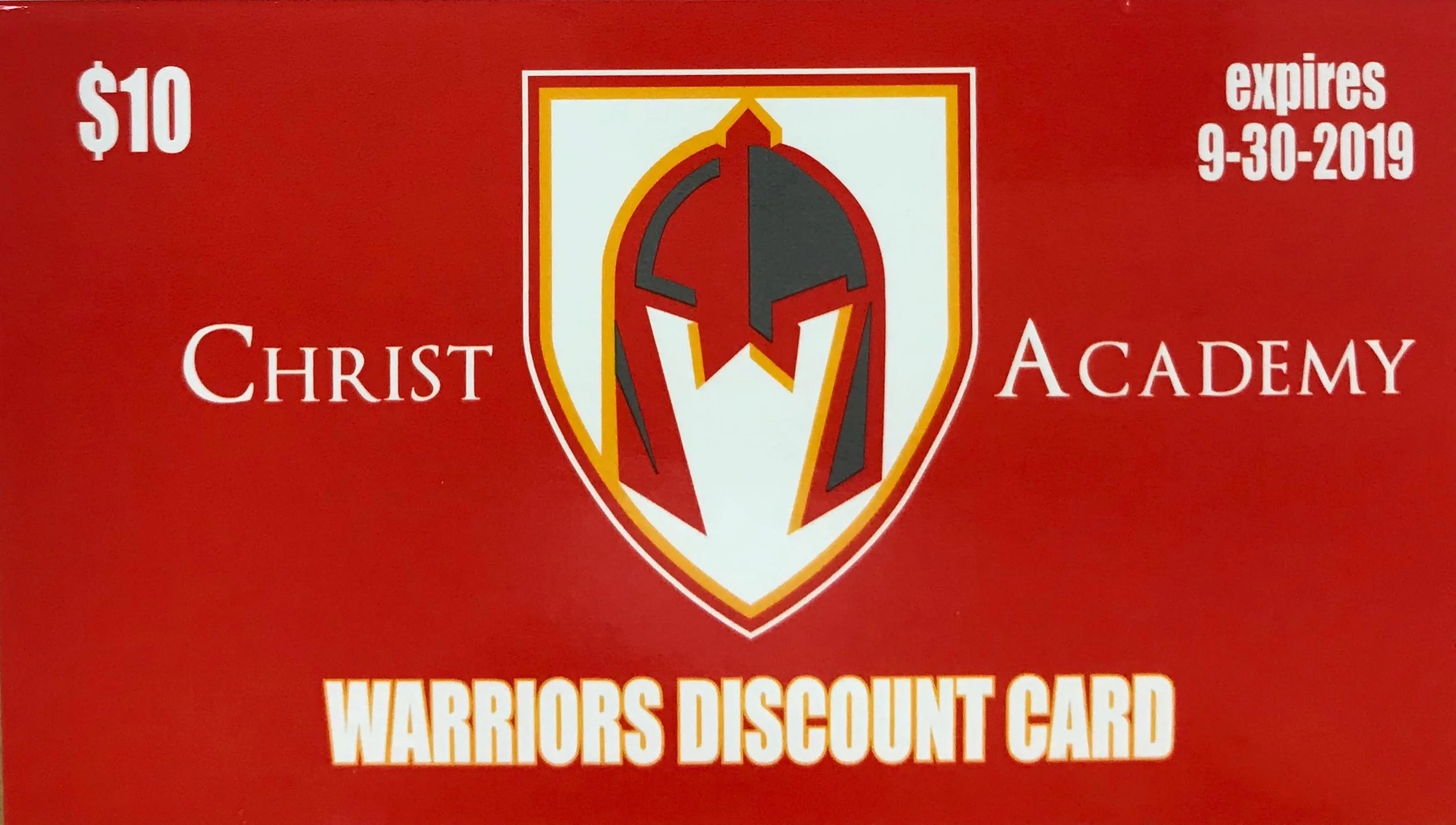 $10 Warrior Cards