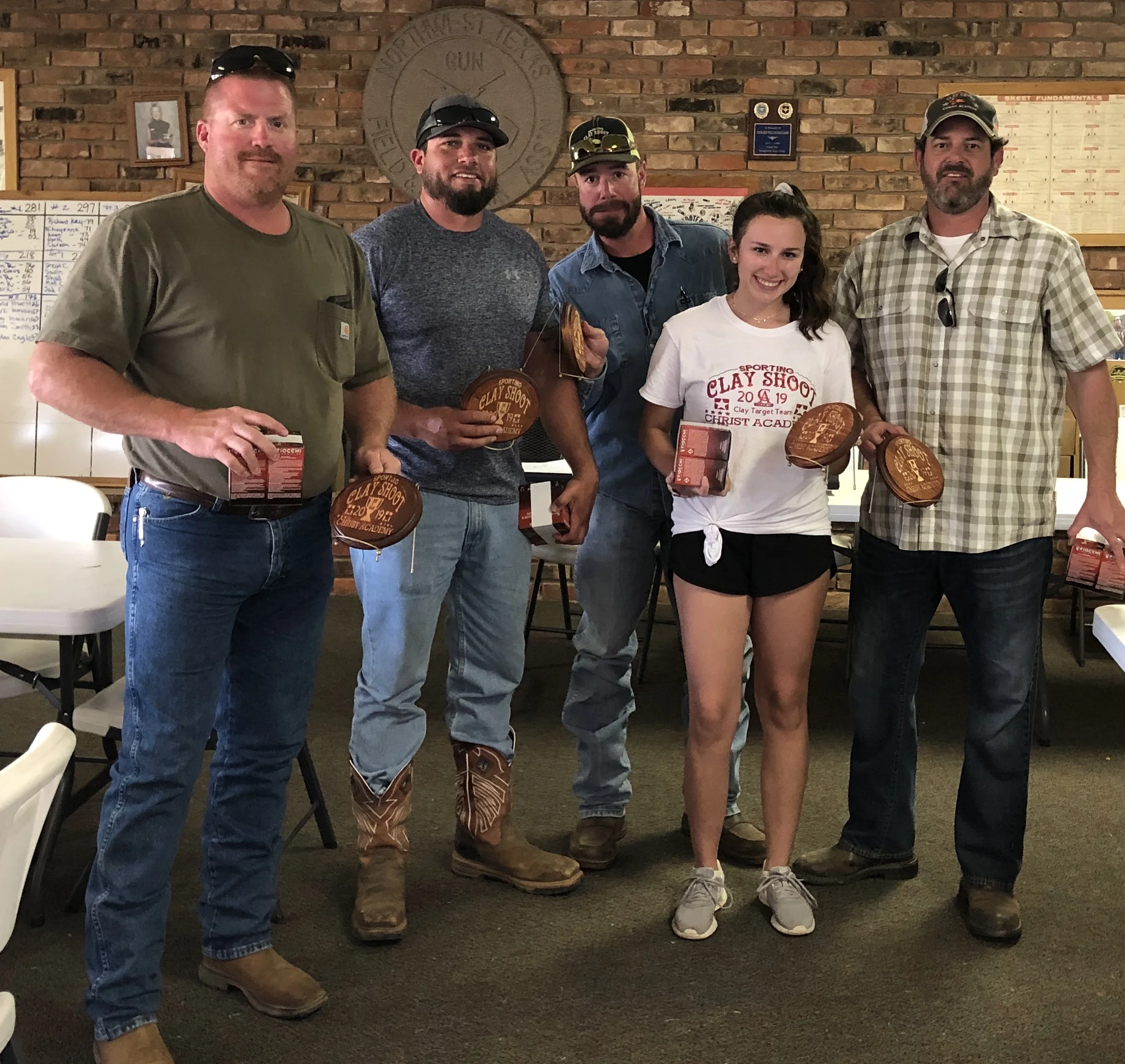 First Place Team: Shane Stafford, JJ Milhollon, Kip Hughes, Kyle Woodward and Addison Pira