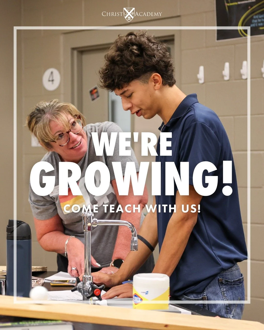 Teachers and coaches play a vital role in the lives of students, and at Christ Academy, they help create a community where students and families feel truly known and loved. We are committed to providing an innovative, Christ-centered environment wher