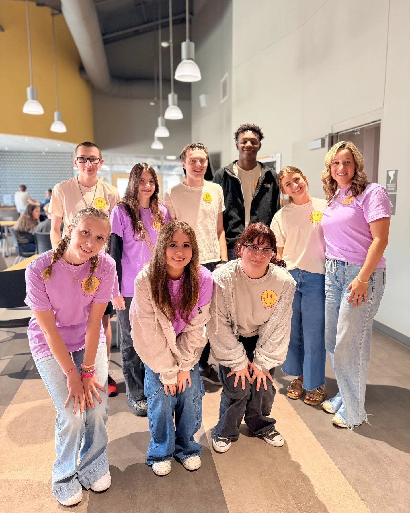 Today was a big treatment day for Nikki, and to show our support, staff and our Upper School students wore their Nikki shirts! This is just a small glimpse of the many who participated. 

We continue to lift Nikki and the Goodgions up in prayer as sh