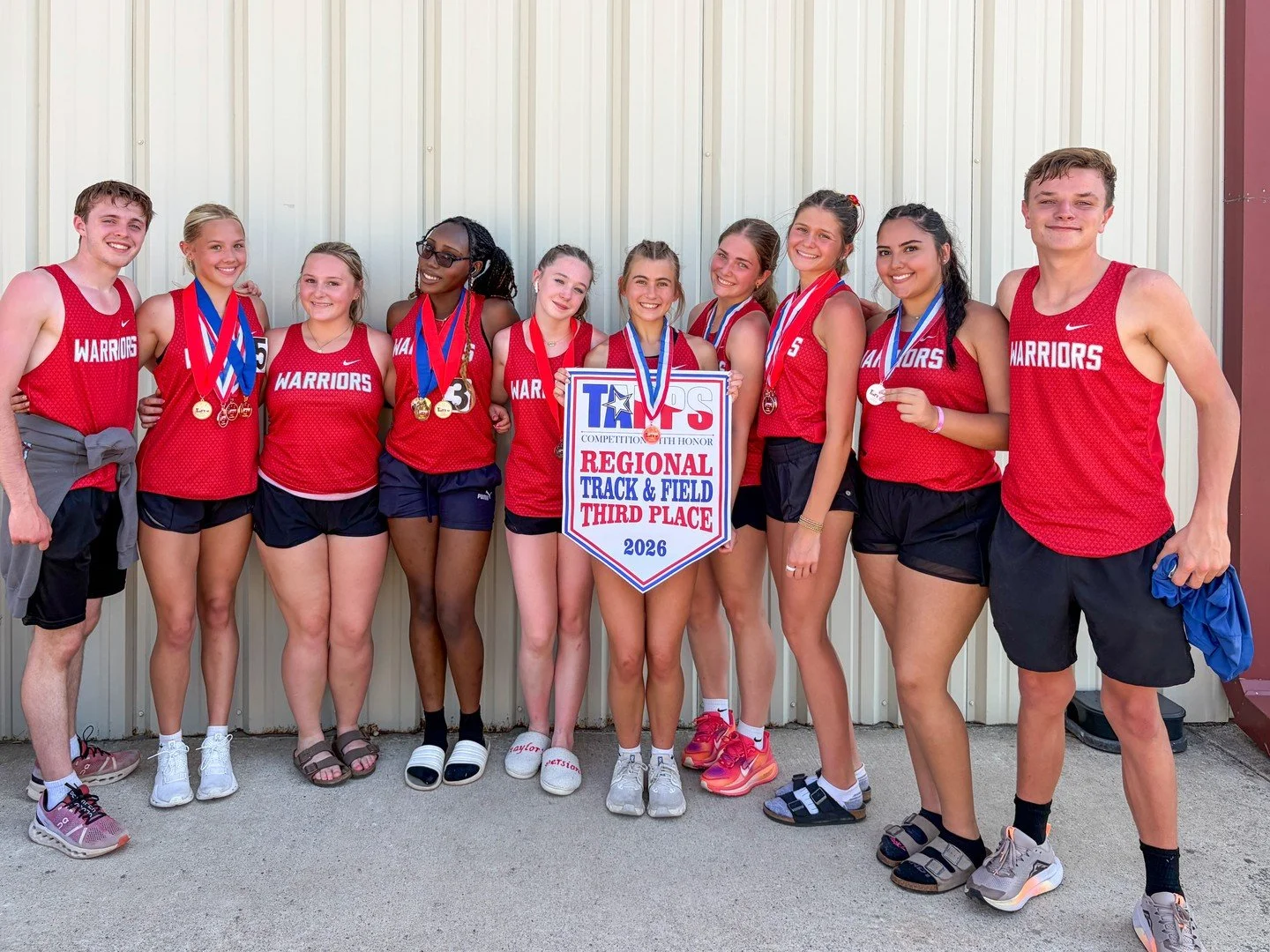 CA Track is STATE BOUND!

Our CA spring sports teams are on fire! Today, our varsity track team was at the Regional meet, and our girls team placed 3rd, with seven of the team qualifying to compete at State!

Everyone competed well and worked hard to