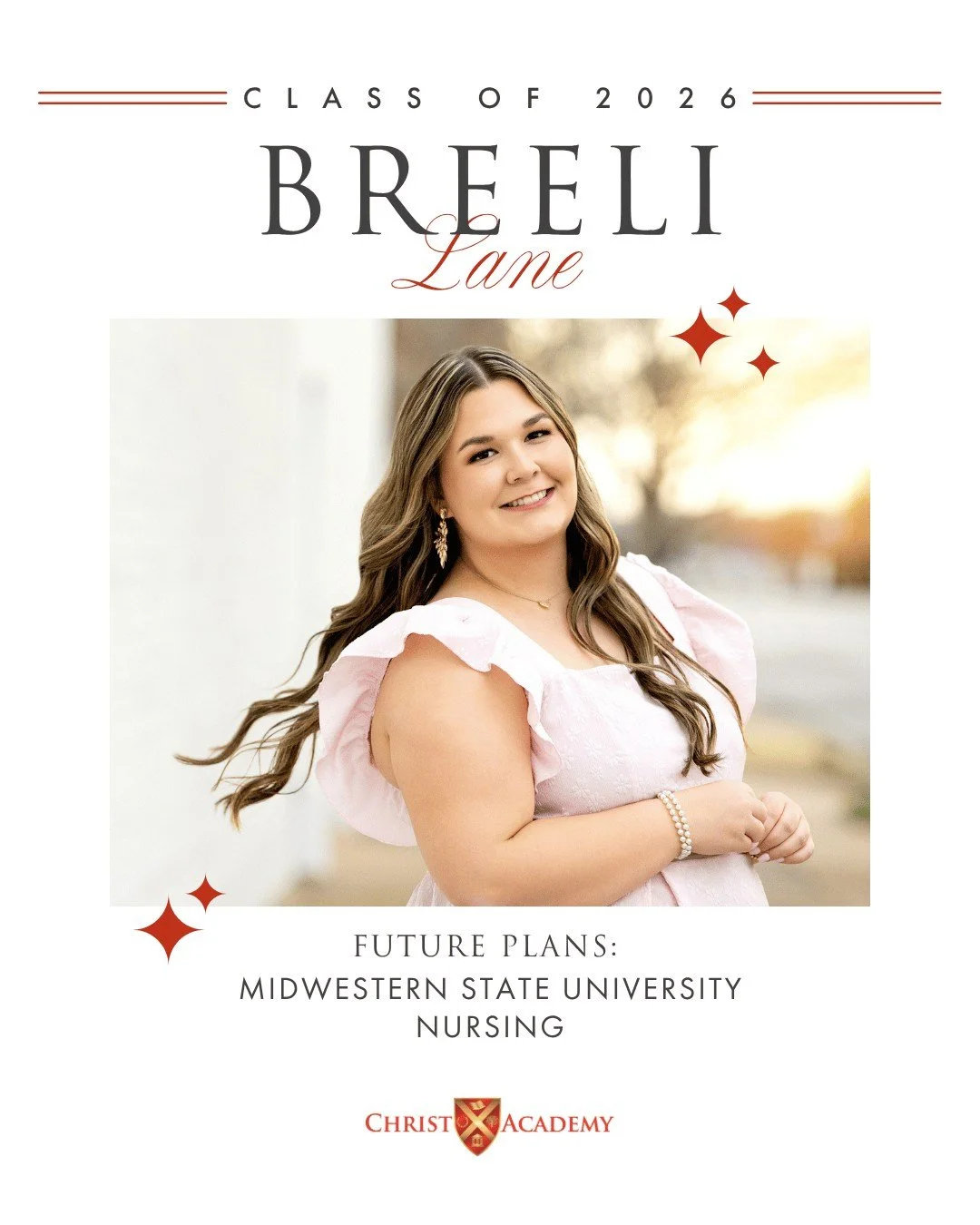 WELL DONE, WARRIOR! Although she didn&rsquo;t start at CA, we are so thankful Breeli Lane chose to spend her High School years as a Warrior! In her 4&frac12; years here, Breeli has made an incredible impact both on and off the court.

One of her favo