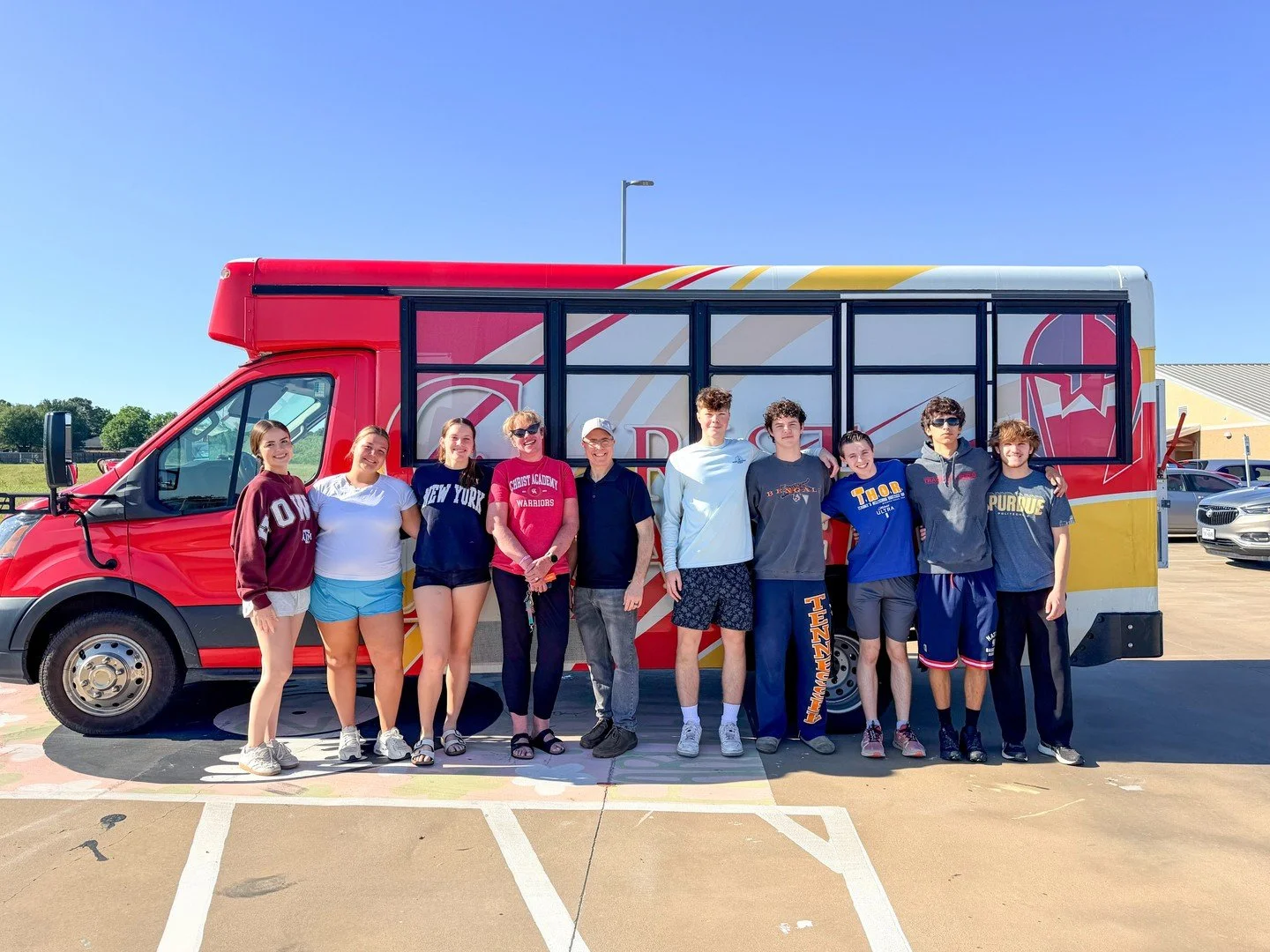 This week, a group of our seniors headed to Broken Bow, OK for our annual senior trip. Mrs. Ross, Upper School Division Head and senior mom, along with Mr. Ross, joyfully drove the group to a beautiful cabin in the woods where they spent several days