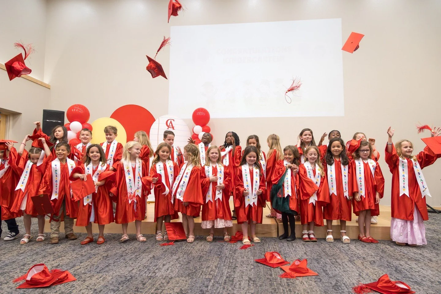 Presenting the future Class of 2038! 🎓

This week, our kindergarteners graduated and are officially moving up to Lower School! It&rsquo;s been a year full of learning, play, and so much fun. They&rsquo;ve been deeply loved and cared for by their tea