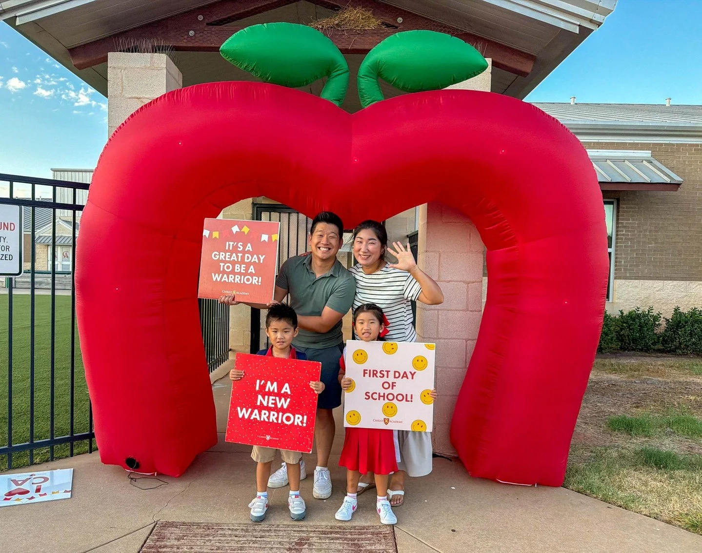 Welcome back, Warriors! We can&rsquo;t stop smiling after a very happy first morning with Early Education through 6th graders!

Monday will be even sweeter as we welcome our 7-12th grade students back to campus, too!

Our students are already having 