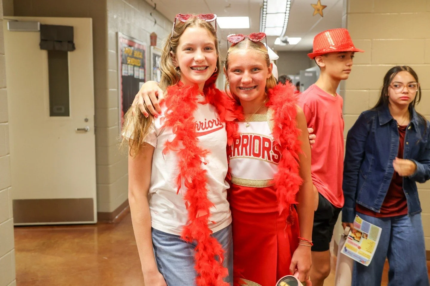 Day 3 of the Red Carpet Roll-Out had us seeing red!

Today was Red Carpet Premier Day, and everyone showed their CA spirit by dressing up in red! Some students added some glitter and glam to their outfits that had them ready to hit the red carpet!

I