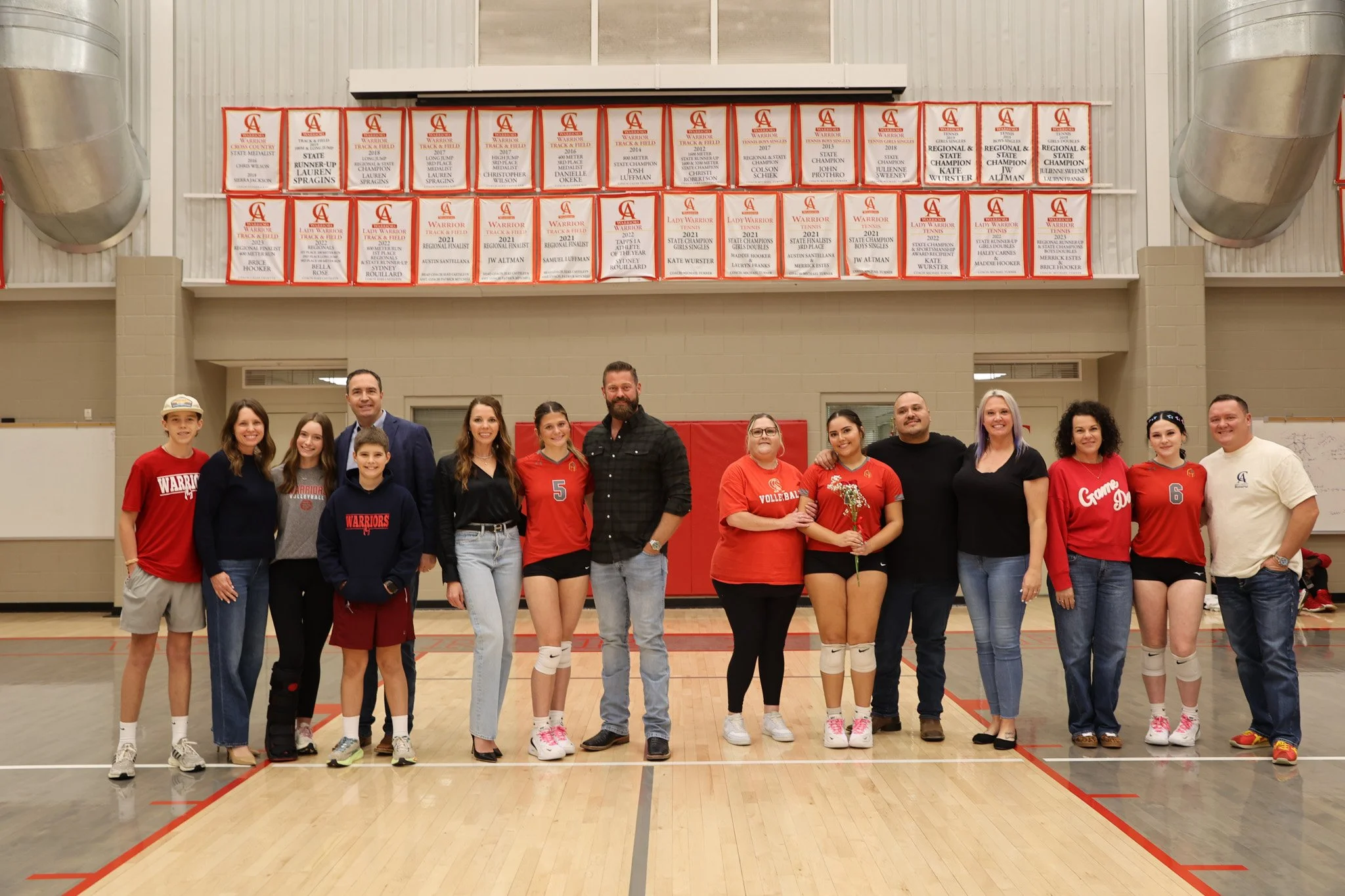 Lady Warrior Volleyball Senior Night 2026
