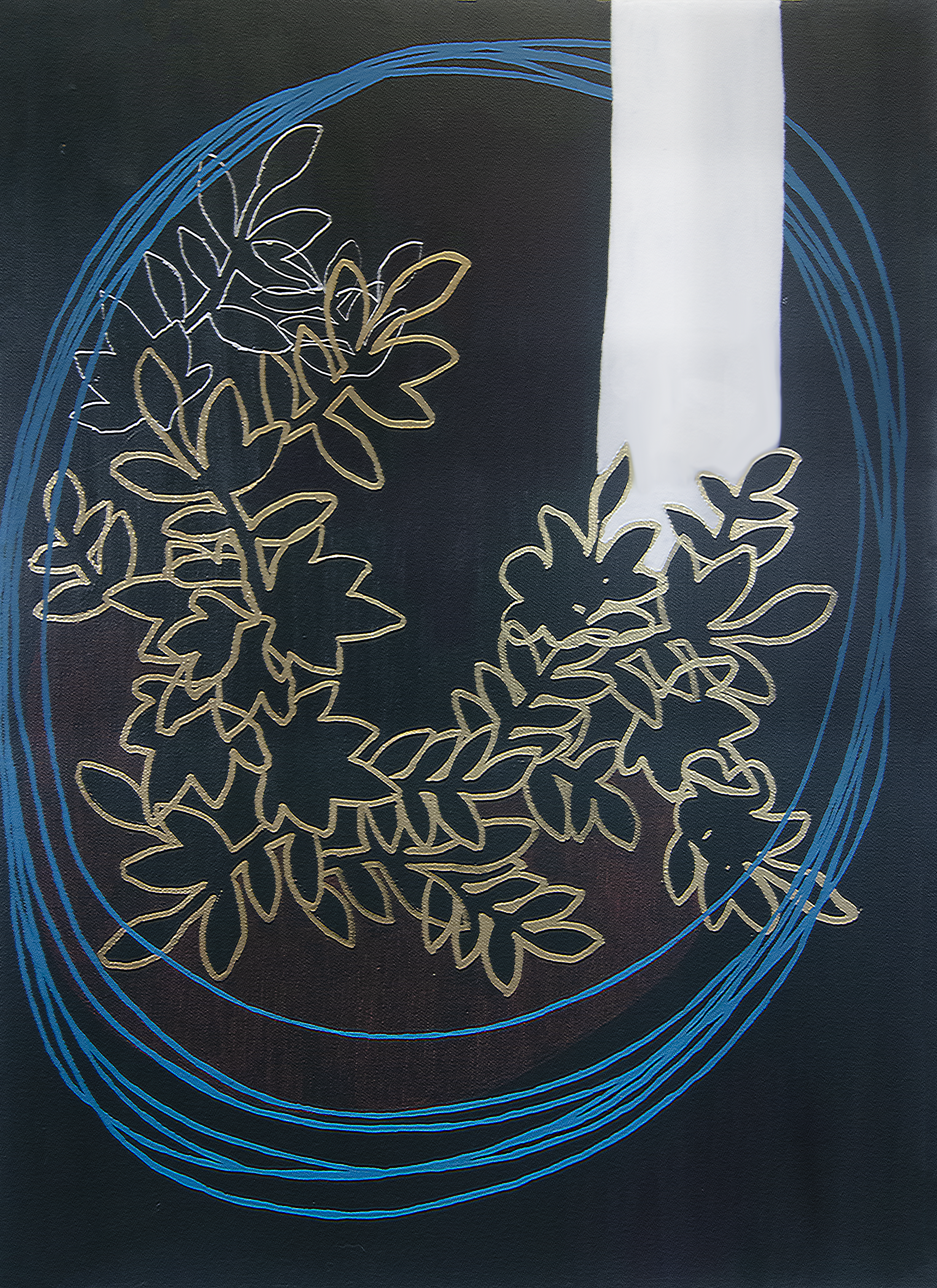  Looking through the Window 
 2022, Paint on Canvas, 24 x 18 in. 