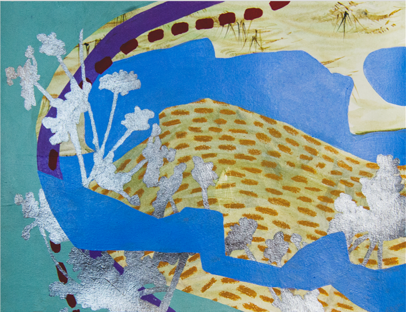  A Walk Down Memory Lane 
 2024, 9 x 12 in, Paint on Paper 