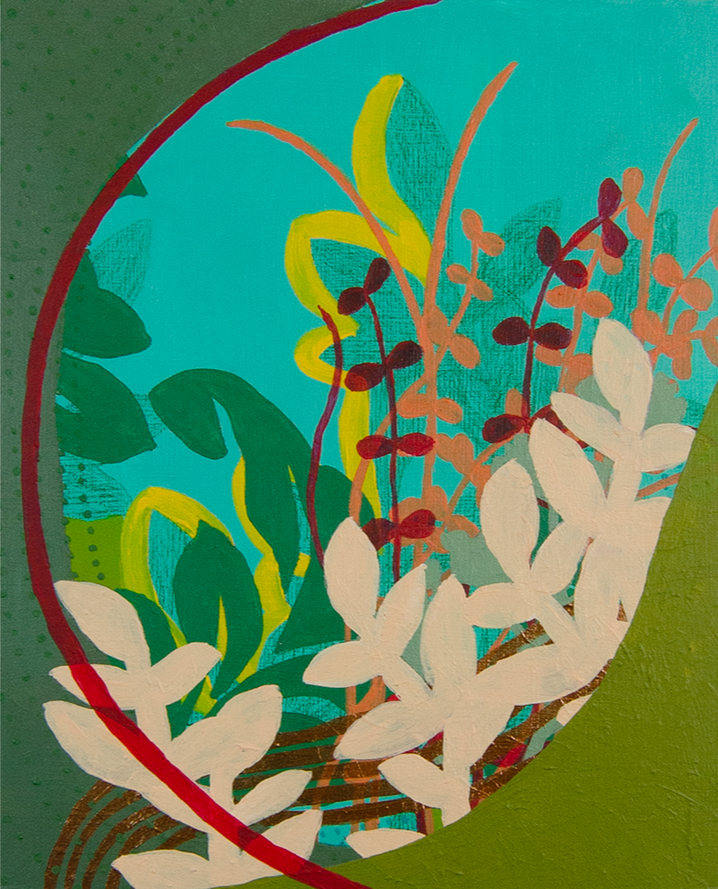  Under the Sea 
 2024, 10 x 8 in, Paint on Board 