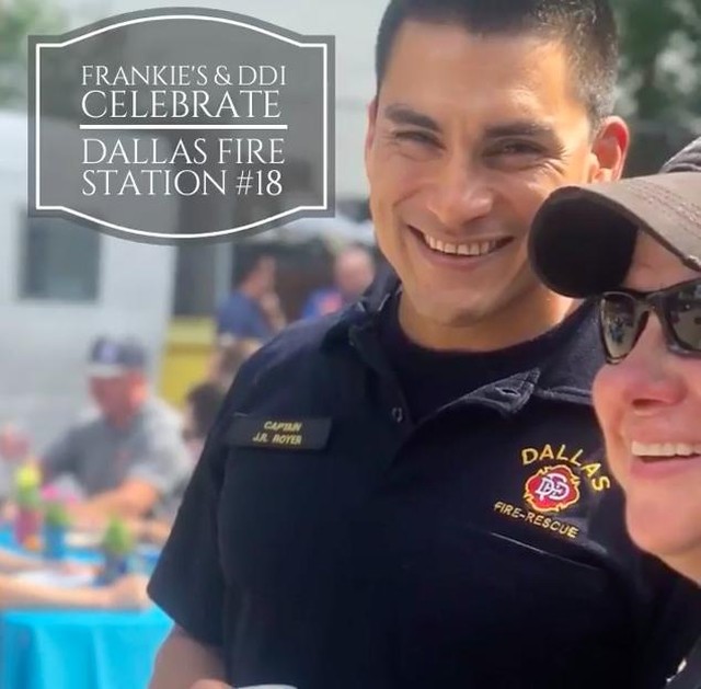 We love seeing businesses giving back in Downtown Dallas! Throwback to our collaboration with @mydtdbar to show appreciation for the firefighters at station #18.