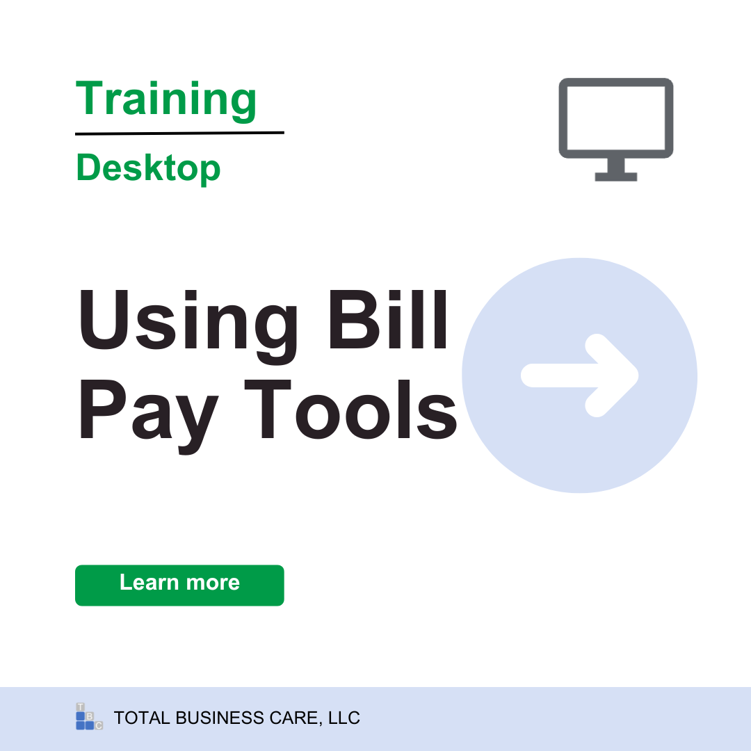 Using Bill Pay Tools