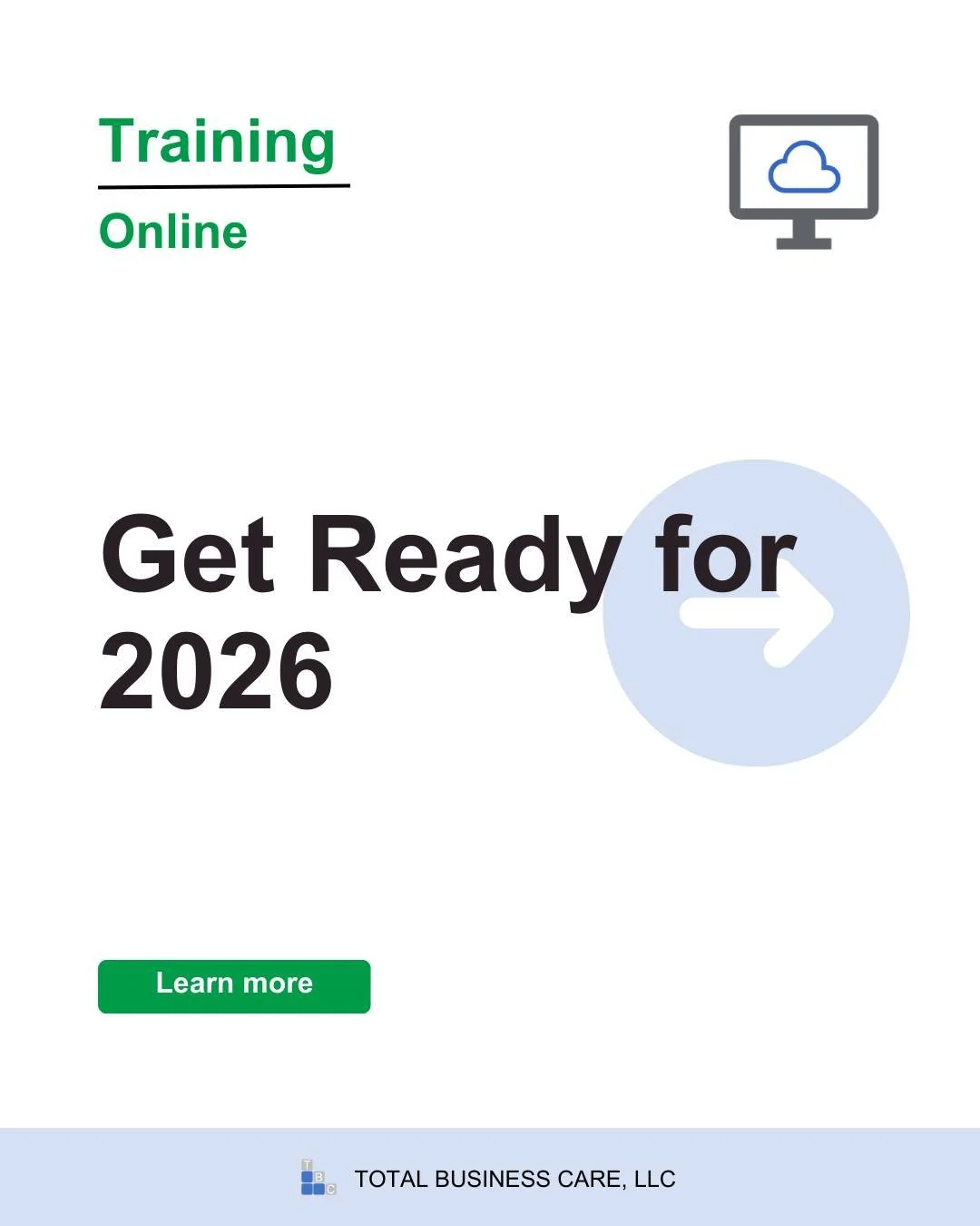 Here are five things you can do this month and a list of different reports you can run in QuickBooks Online to help.

🔗 - https://www.totalbizcare.com/blog/2026/1/19/get-ready-for-2026

#business  #training  #quickbooks  #accounting  #online  #QBO  