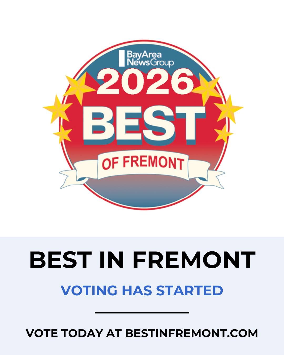 The Best of Fremont voting has started! We would like to ask for your support, along with our local friends, and respectfully ask for your votes.

How To Vote:
✨ Vote online at https://bestinfremont.bestinvoting.com/
✨ You must make at least 5 select