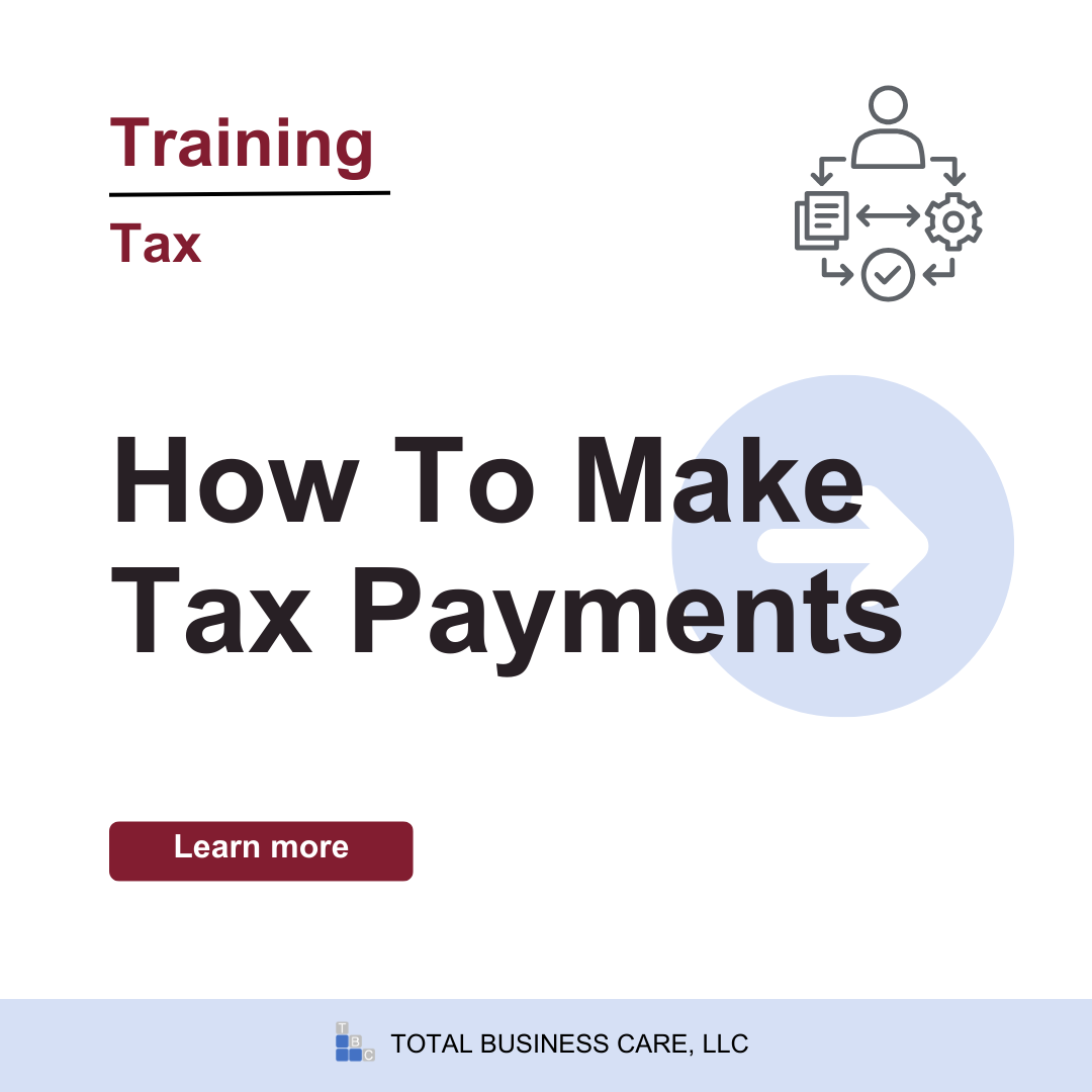 How To Make Tax Payments