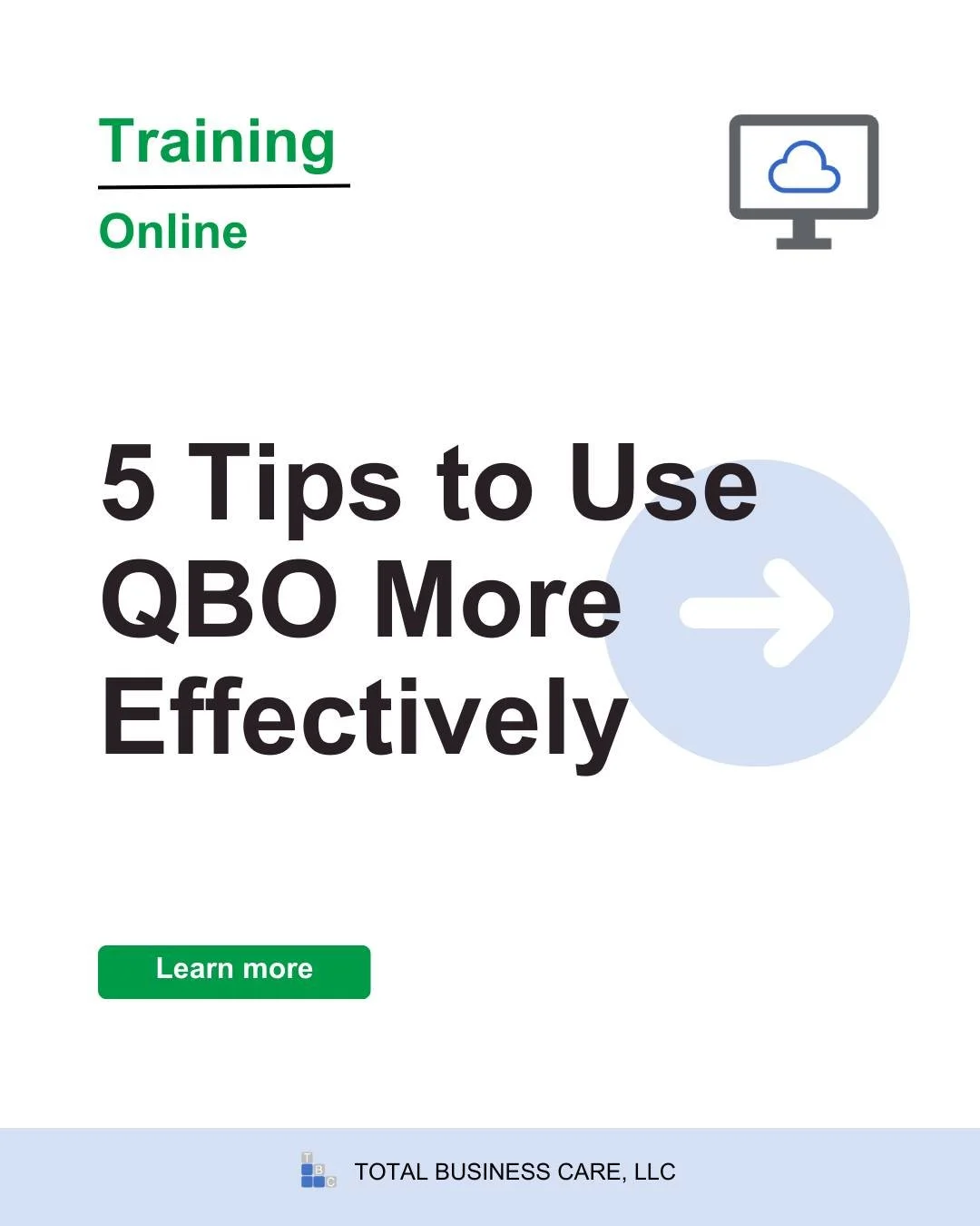 Are you planning to expand your use of QuickBooks Online in 2026? We can help to ensure that you are up to date on how to use QBO which can save some time and improve your productivity. 

🔗 - https://www.totalbizcare.com/blog/2026/2/16/5-tips-to-use