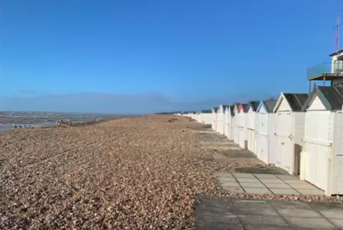 Matt’s favorite running view: the beach!