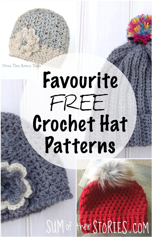 Double Pom Pom Crochet Hat Pattern - Winding Road Crochet