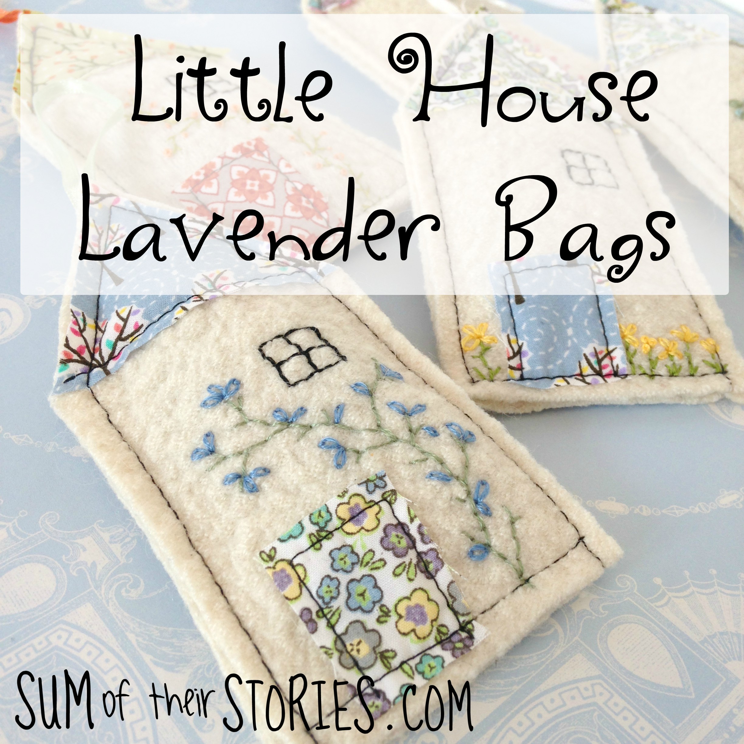 Little House Lavender Bags from upcycled felted jumpers