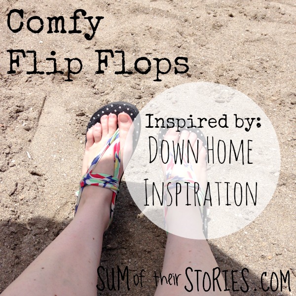 comfy flip flop DIY
