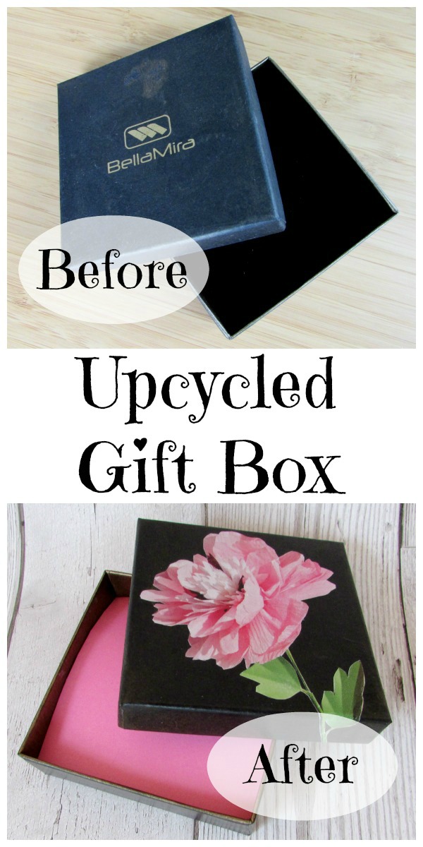 Upcycled gift box