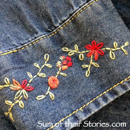 Embroidered Shirt Refashion — Sum of their Stories Craft Blog