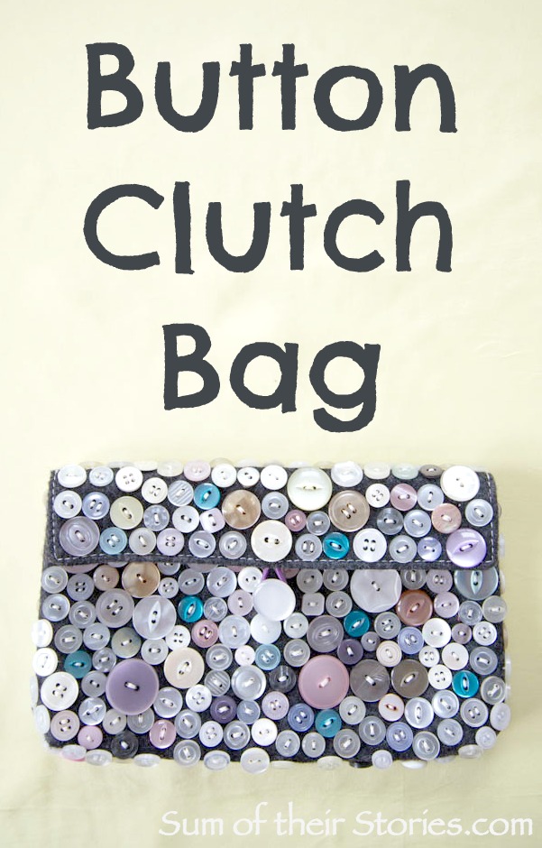 button clutch bag