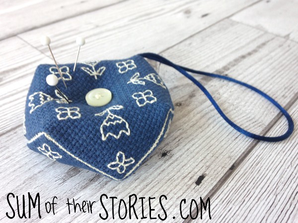 How to make a cute mini pincushion — Sum of their Stories Craft Blog