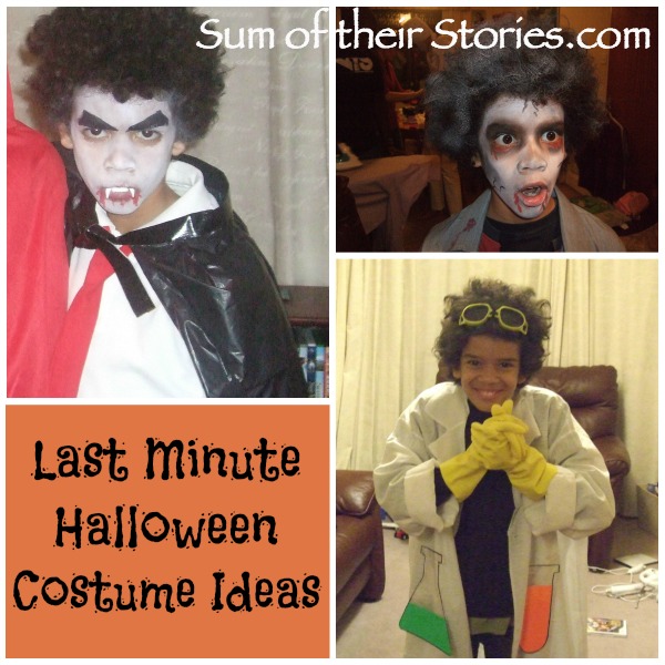 Last Minute Halloween Costume ideas