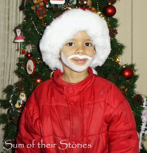 homemade santa costume for kids