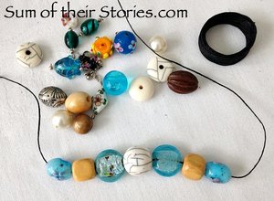 How to make an easy bead necklace — Sum of their Stories Craft Blog