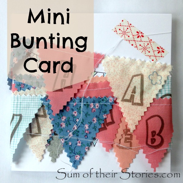 Mini Bunting Card